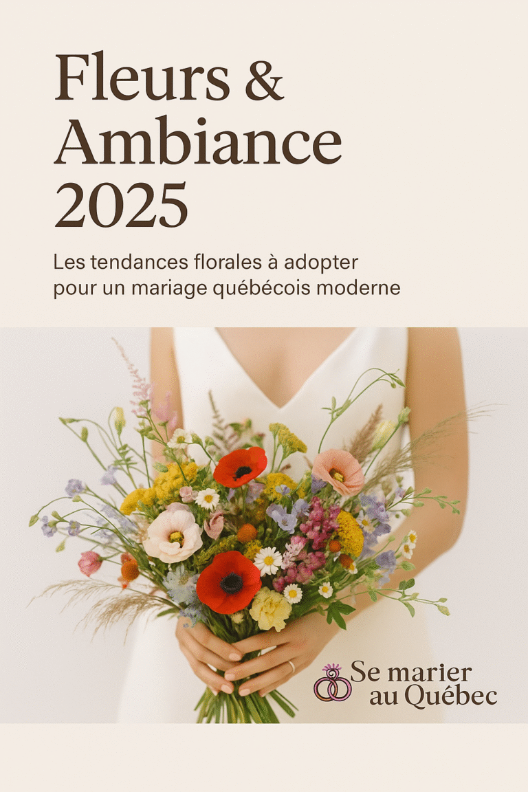 Fleurs & Ambiance 2025 – Tendances florales et mariage au Québec Fleurs & Ambiance 2025