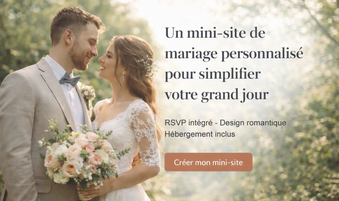 Mini-site de mariage