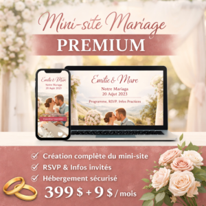Mini-site Mariage Premium
